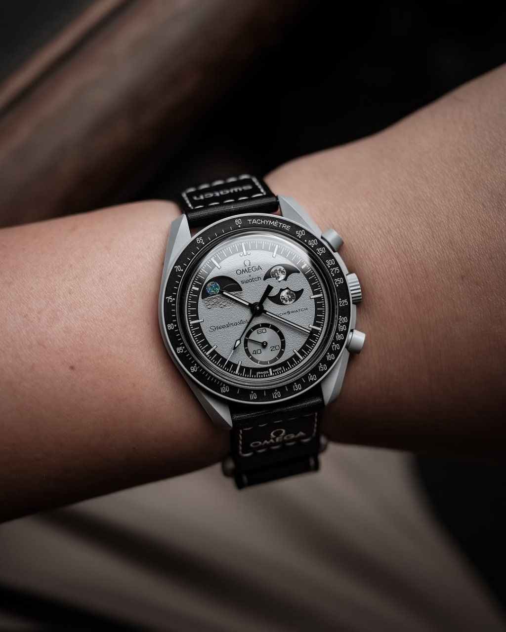 Om.ega X Swatch Bioceramic Moonswatch Collection