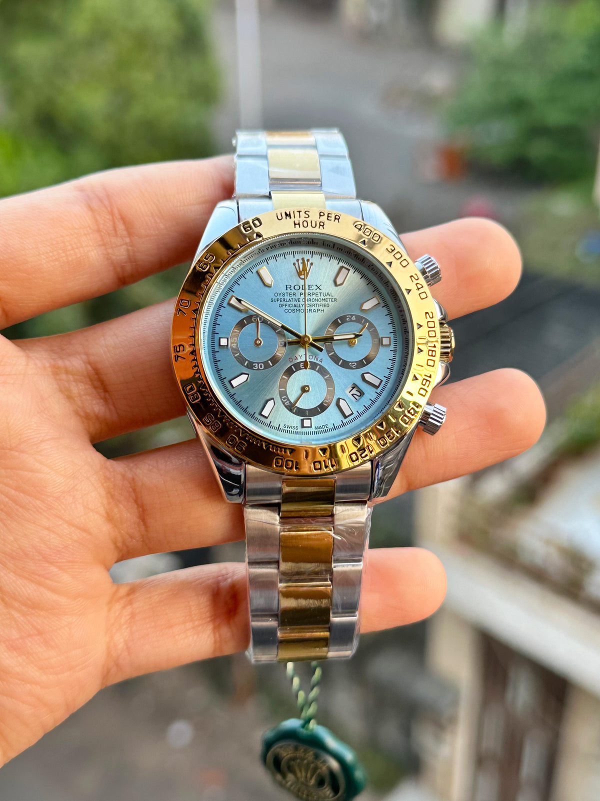 LATEST ROL.EX DAYTONA BLUE TIFFANY DIAL