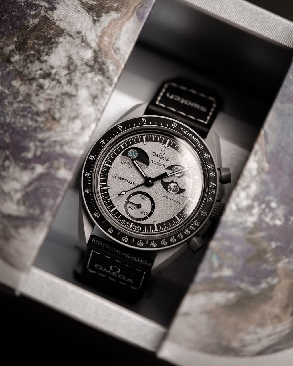 Om.ega X Swatch Bioceramic Moonswatch Collection
