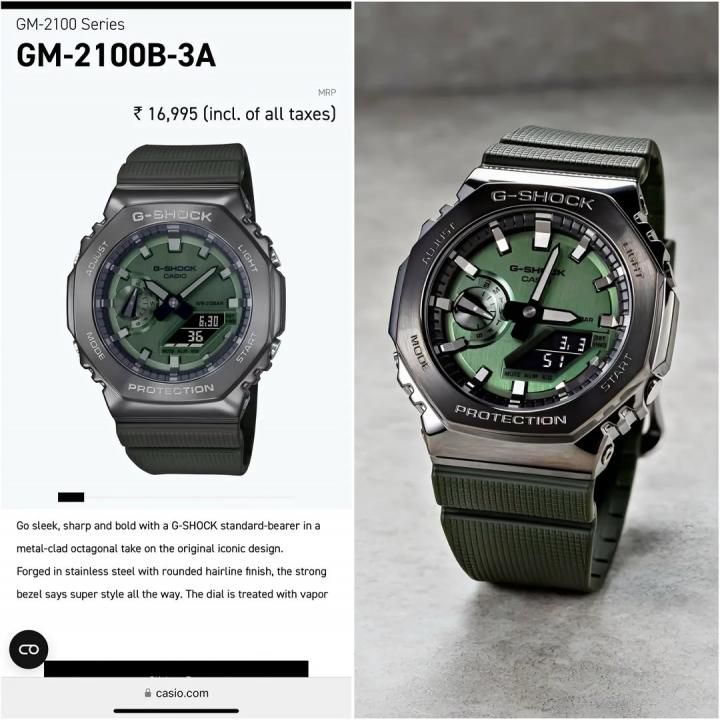 NEW G-SHOCK GM2100 GREEN NOW AVAILABLE