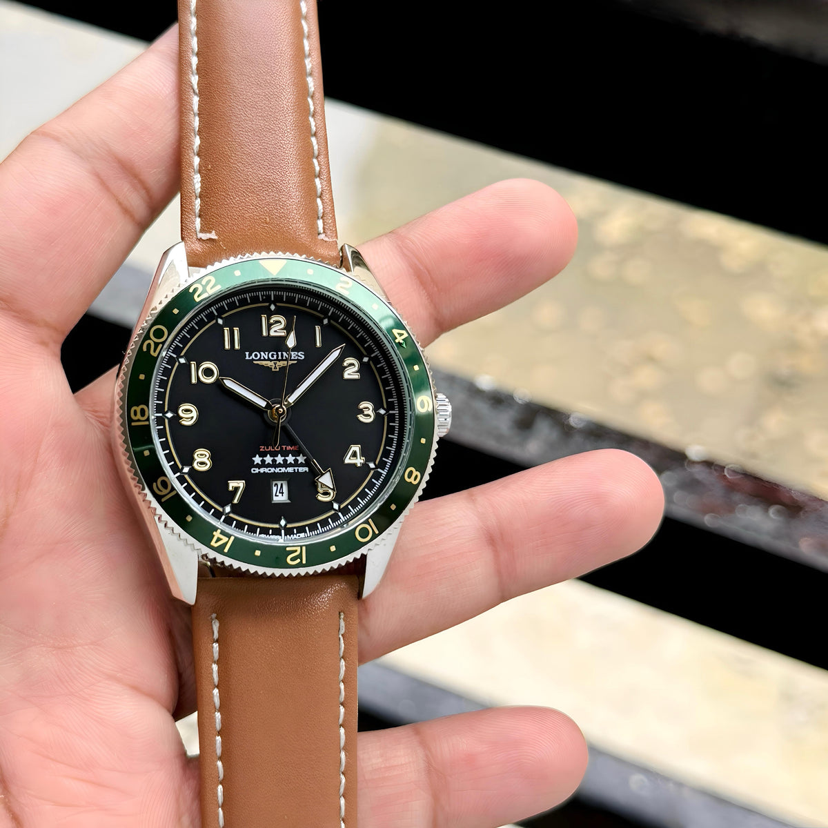 Lon.gines Zulu Time Chronometer