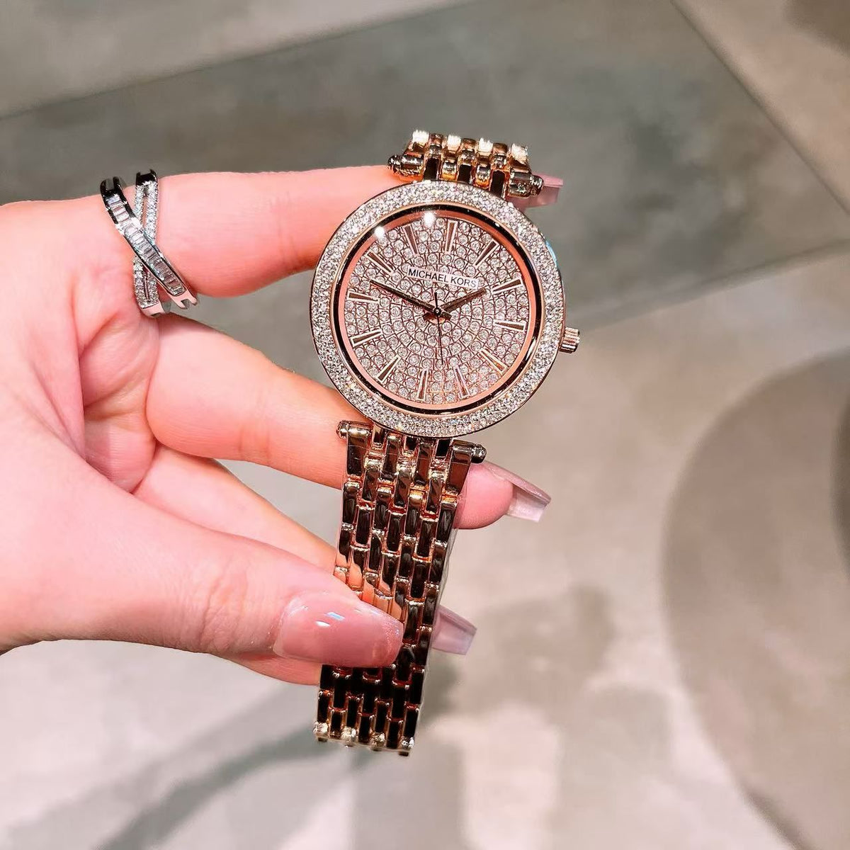 Mic.hael Kors Darci Crystal Copper