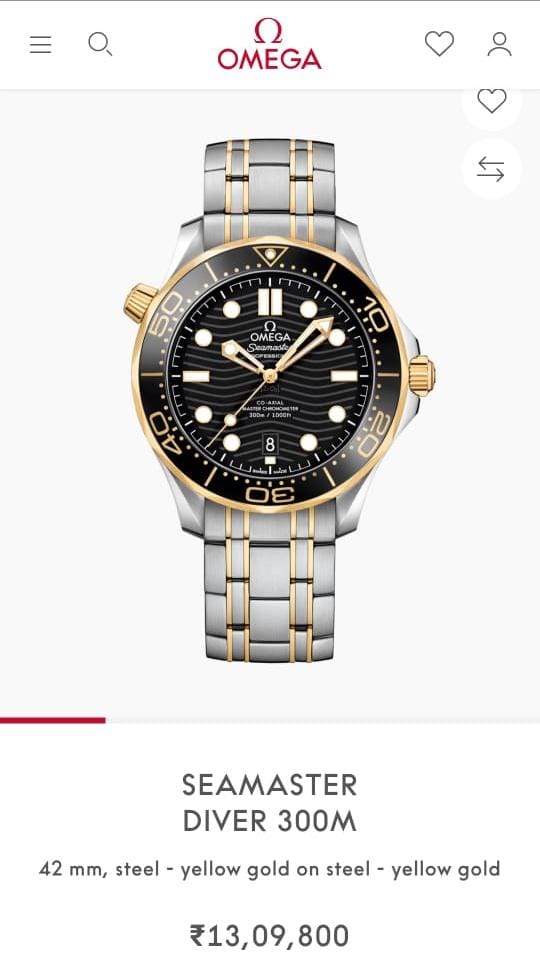 Om.ega seamaster diver 300M automatic
