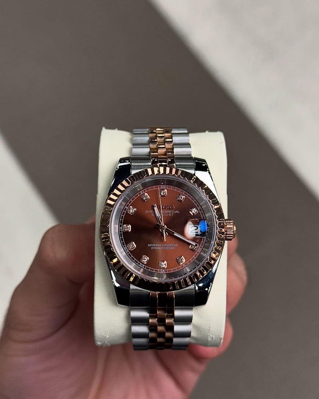 Sei.ko Oyster Perpetual Date Just Movment Like Automatic