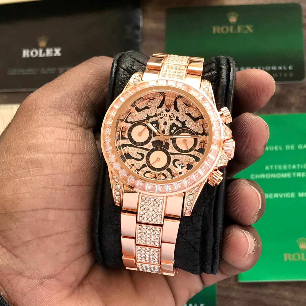 Rol.ex Oyster Perpetual Tiger Copper