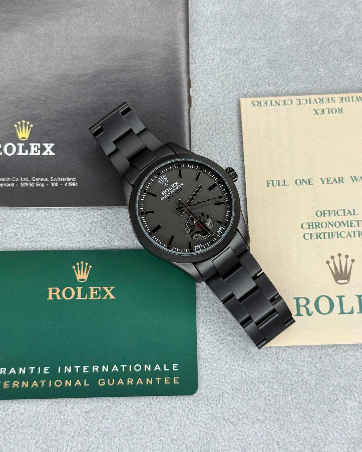 Rol.ex Oyster Perpetual Label Noir Automatic