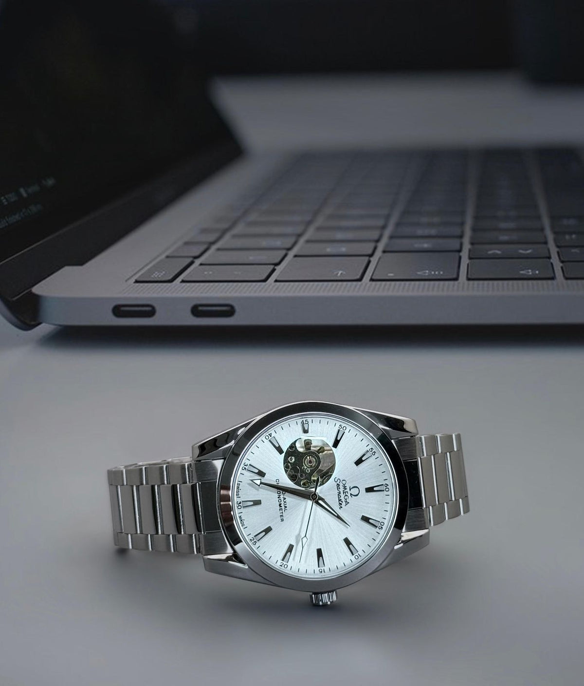 Om.ega Aqua Terra Automatic Skeleton