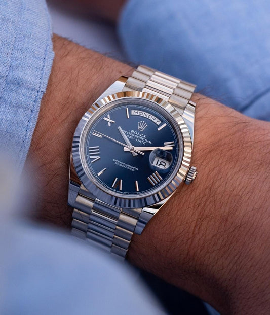 Rol.ex Oyster Perpetual Day Date 40 Battery Quartz Movment