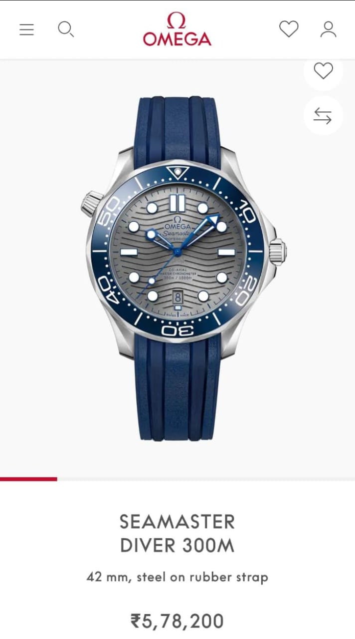 Om.ega seamaster Diver 300M