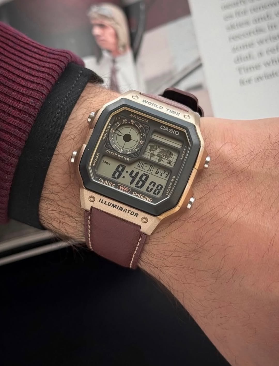 Ca.sio AE-1200 Illuminator Brown