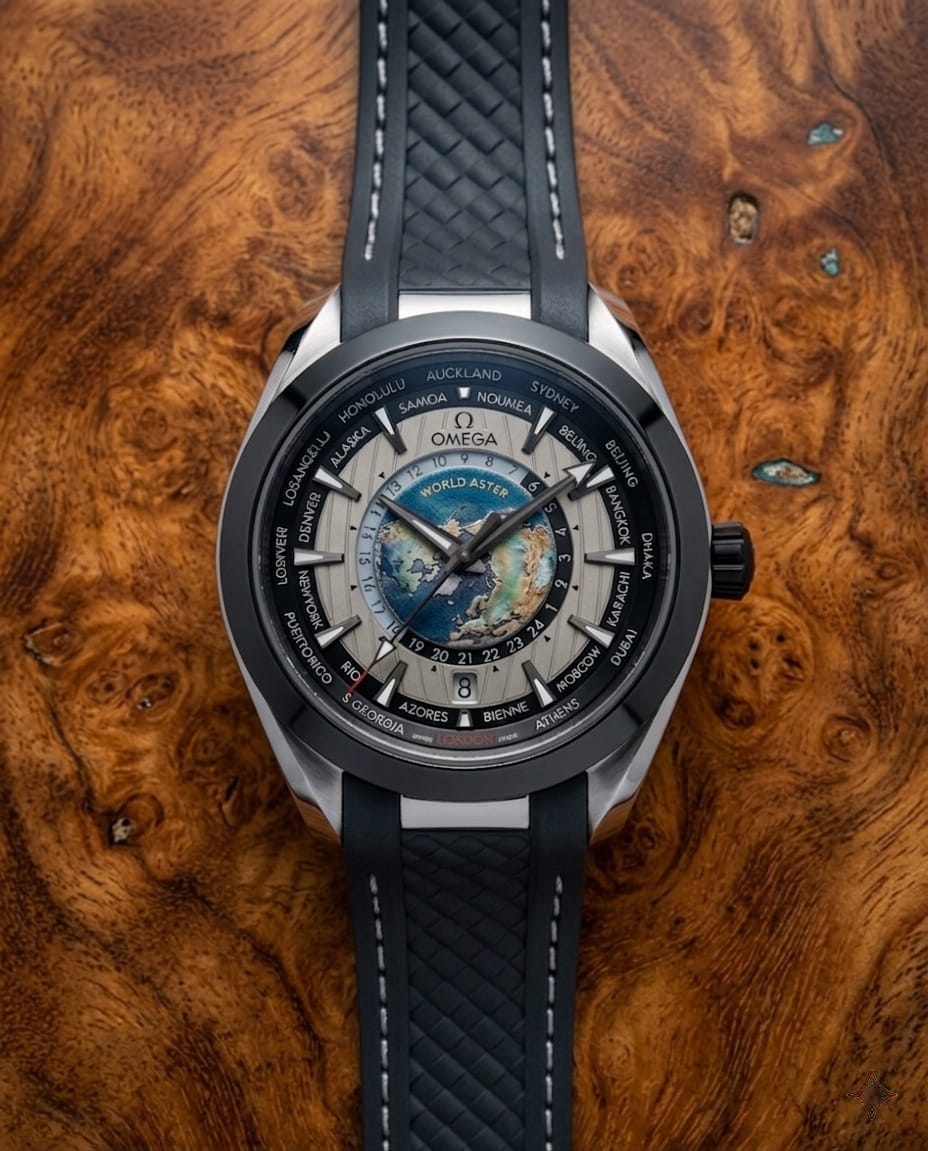 Om.ega Seamaster Aqua Terra World Map 150M Automatic