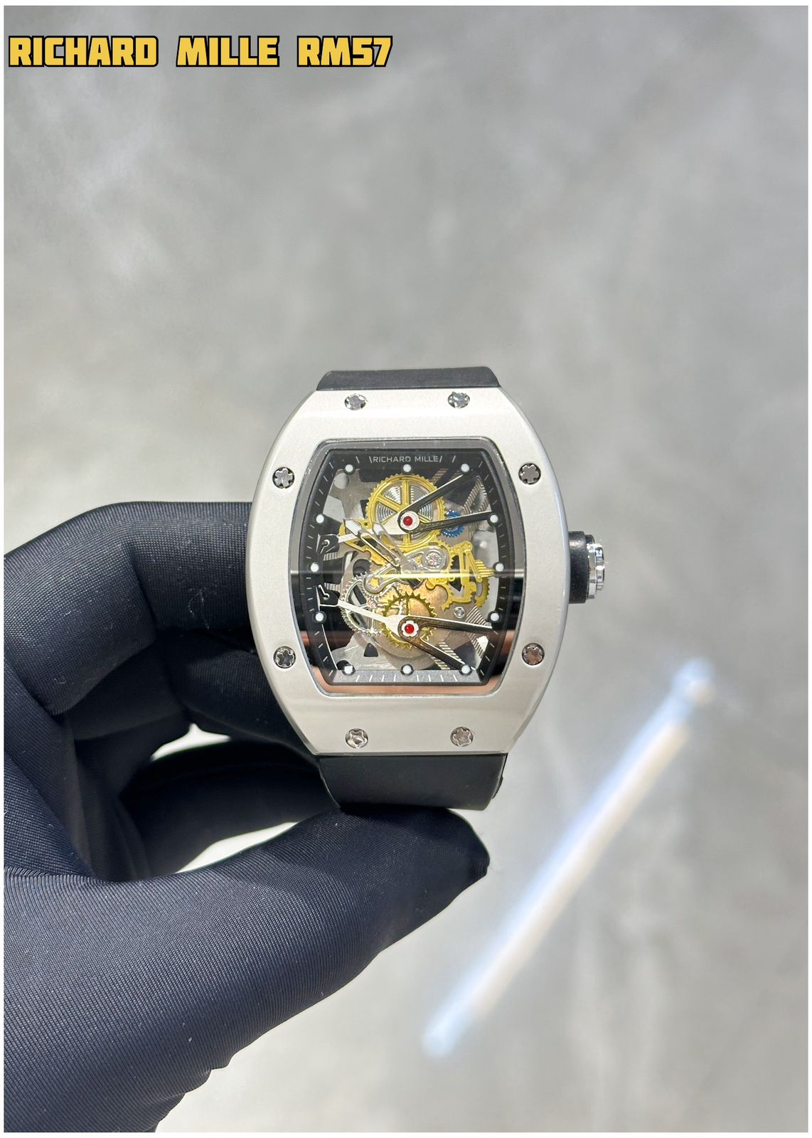Rich.ard Mille tonneau-shaped