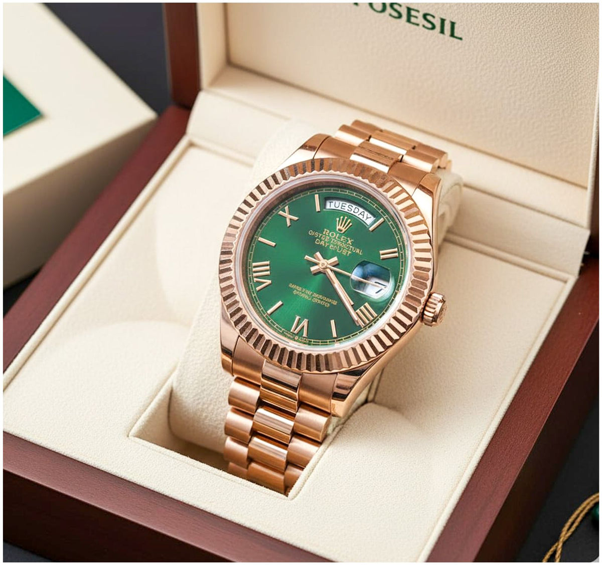Rol.ex Oyster Perpetual Day Date 40 Battery Quartz Movment