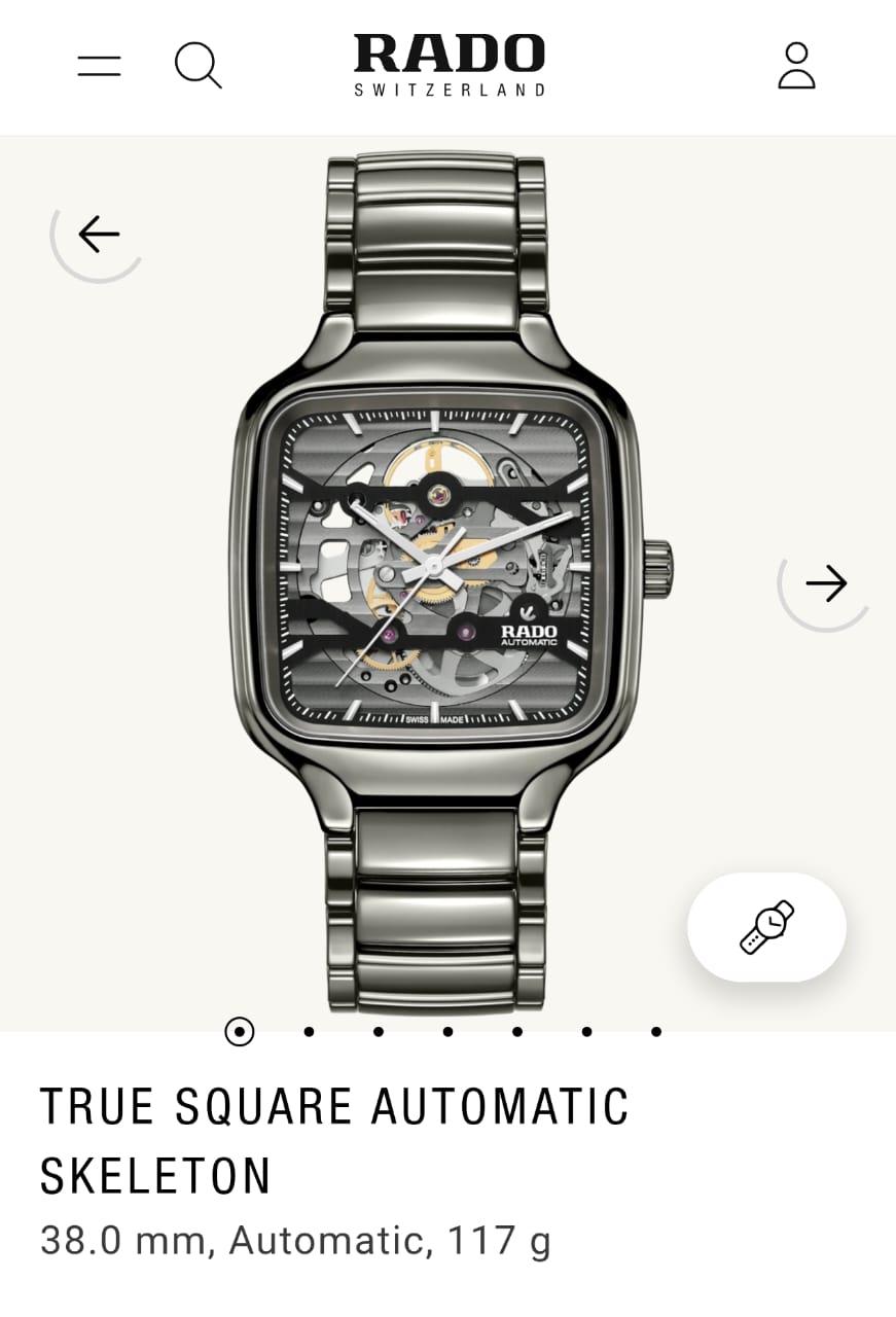Ra.do True Square Automatic Skeleton