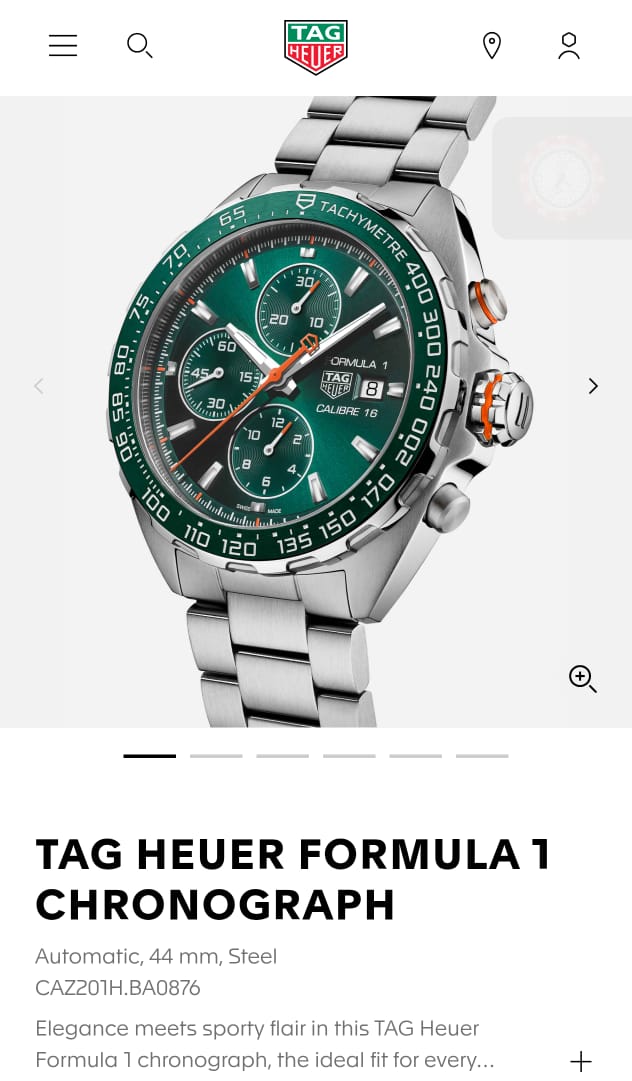New Tag heuer chronograph
