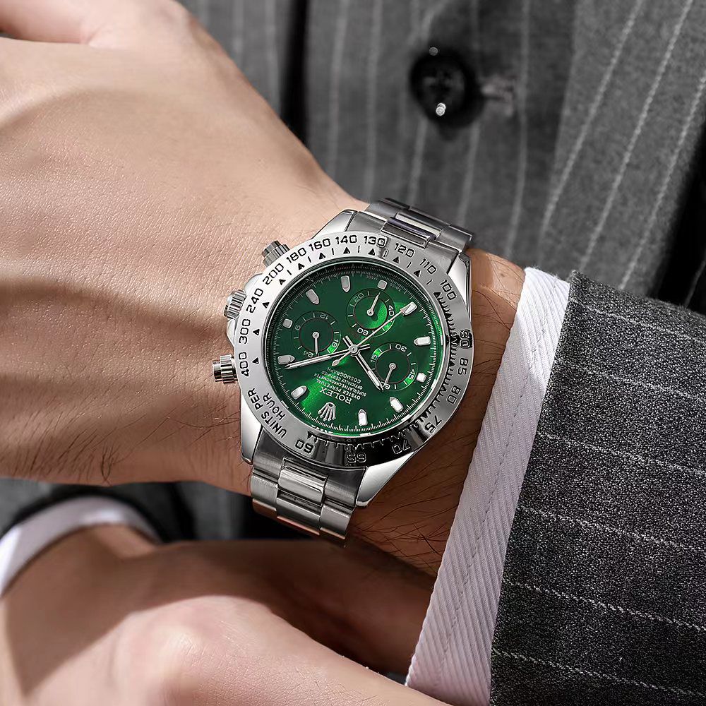 Ro.lex Oyster Perpetual Daytona Chosmograph Silver-Green