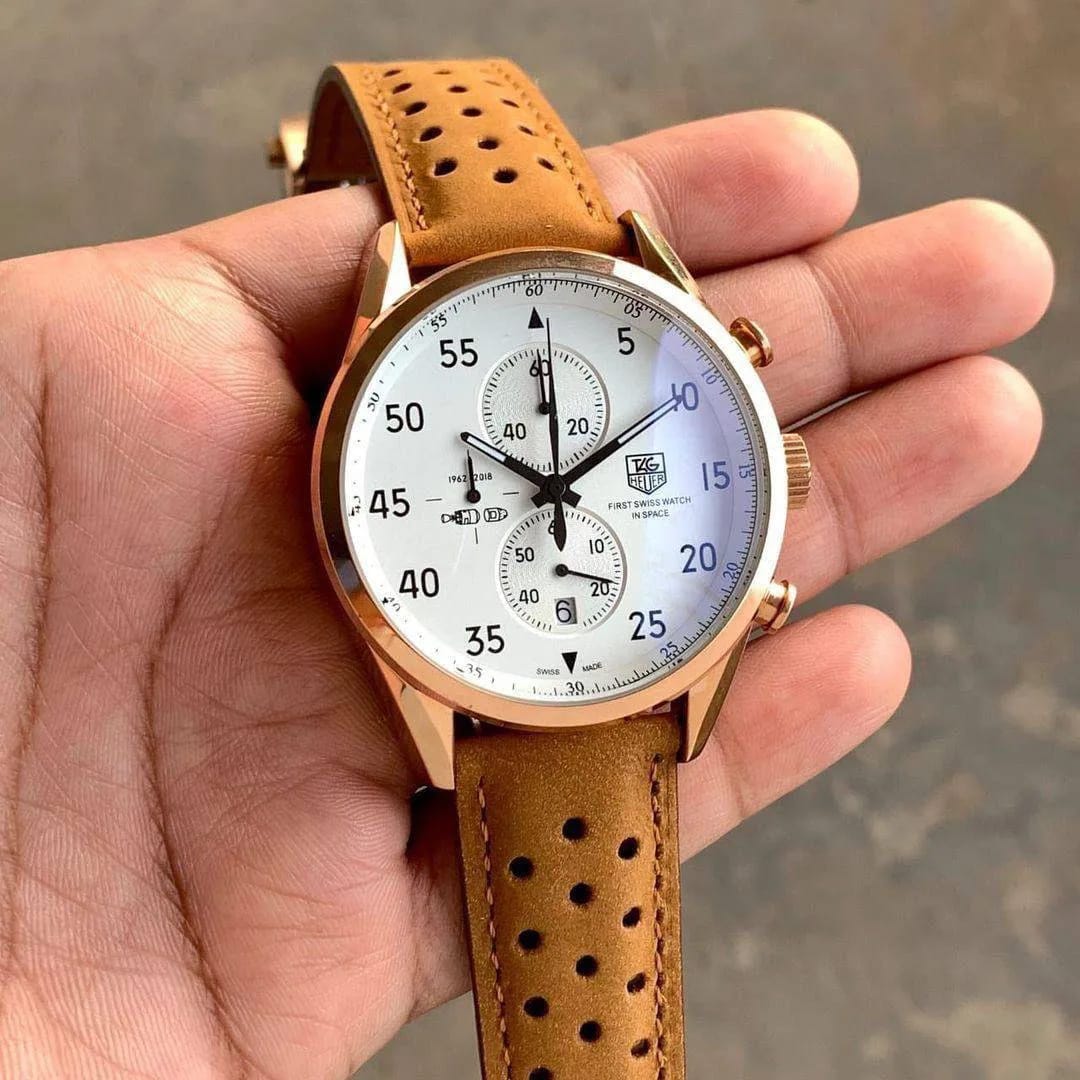 NewTag Heuer Carrera Calibre 16 Chronograph Brown