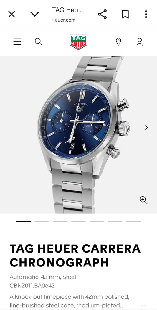 Tag_heuer Carrera 02 Chronograph