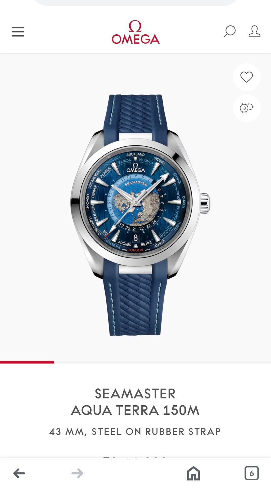 Om.ega Seamaster Aqua Terra 150M
