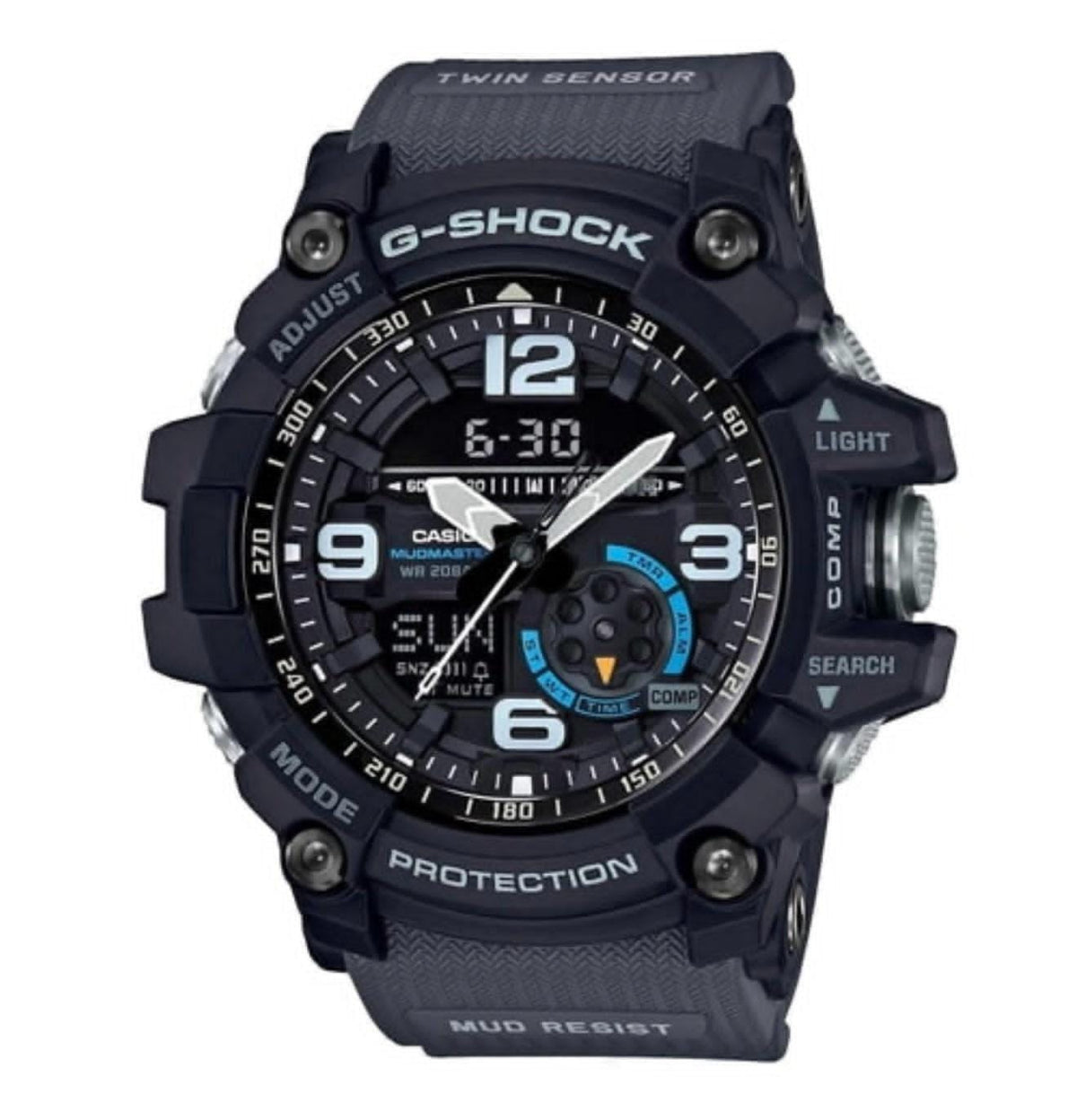 NewCasio G Shock Gg1000 Mud Master Grey Strap