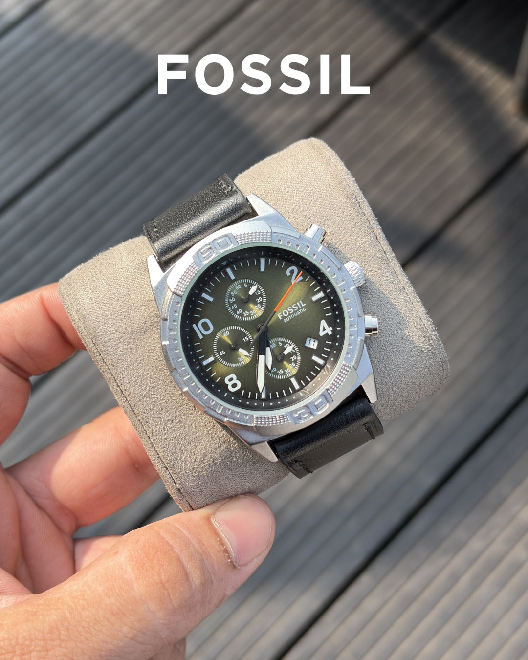 Fos.sil Bronson Chronograph Luggage Leather
