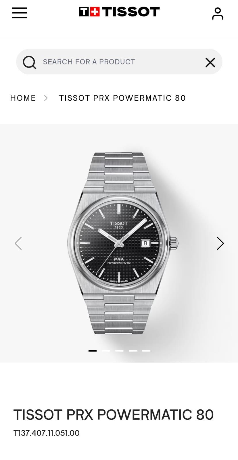 Tis.sot 1853 Prx Automatic Top Quality