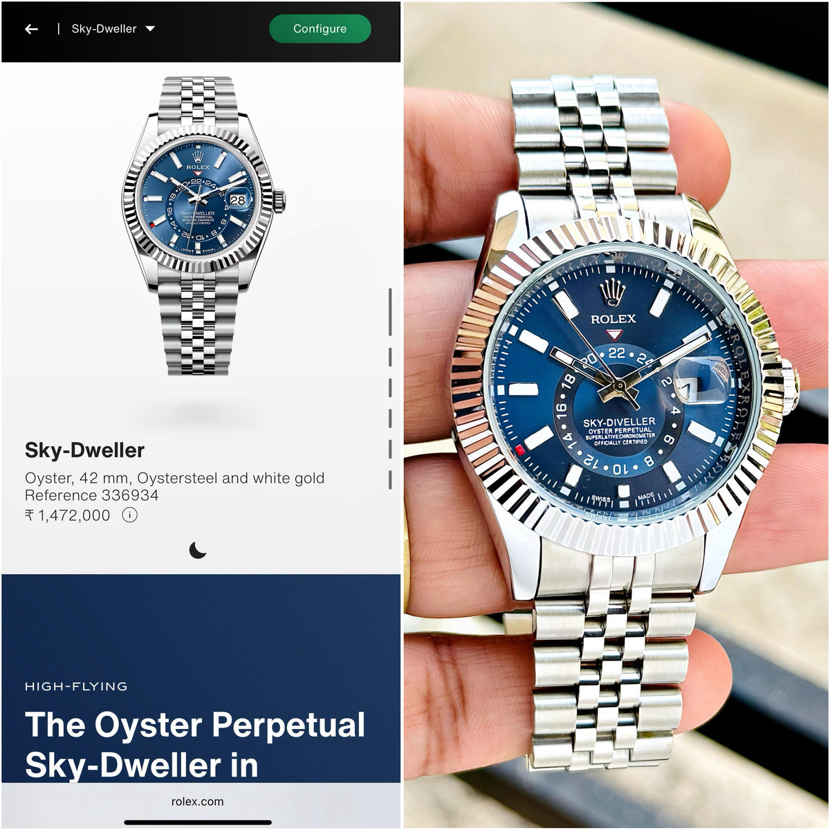RO.LEX SKY-DWELLER EXCLUSIVE COLLECTION