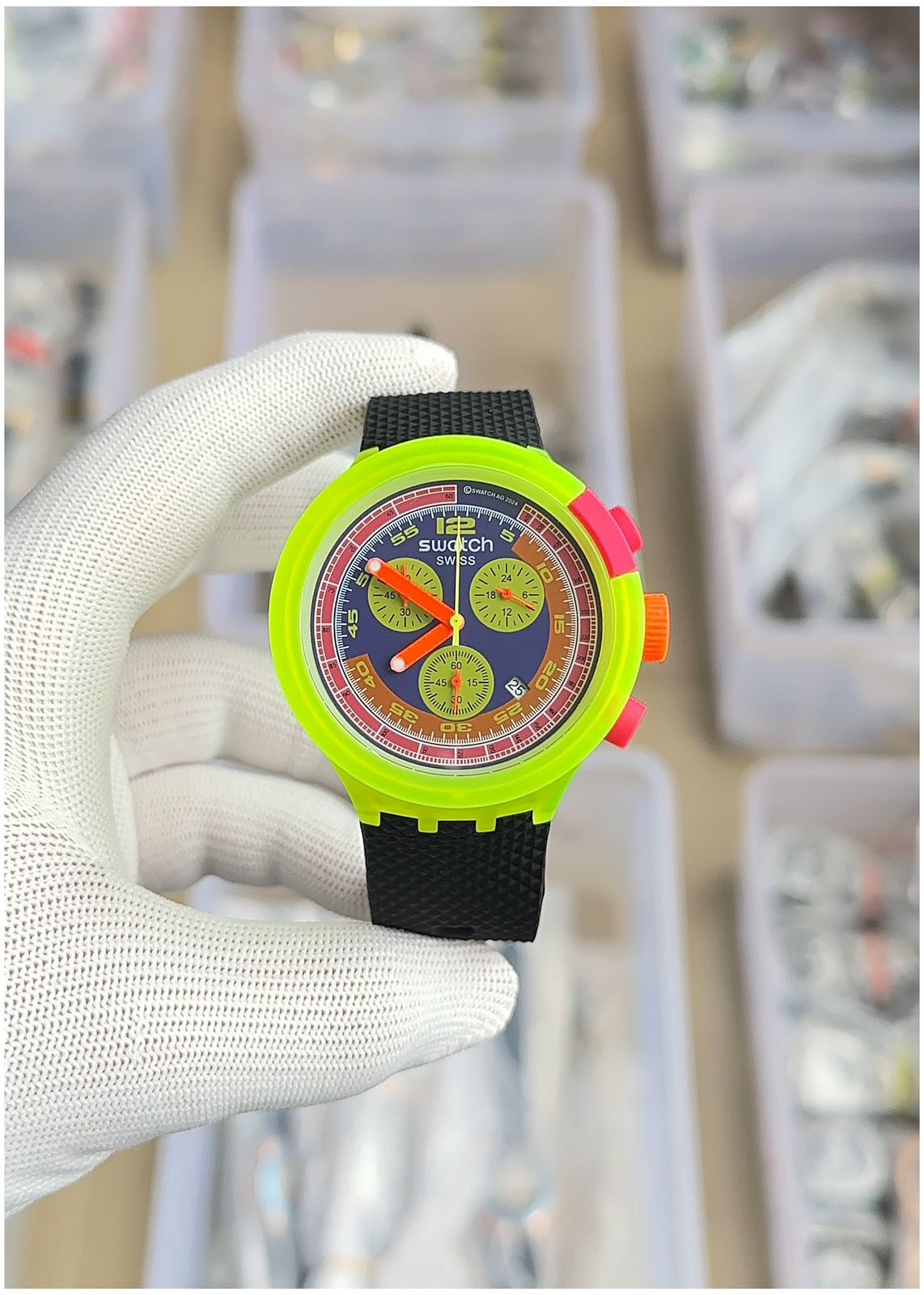 New Swatch neon party to the max