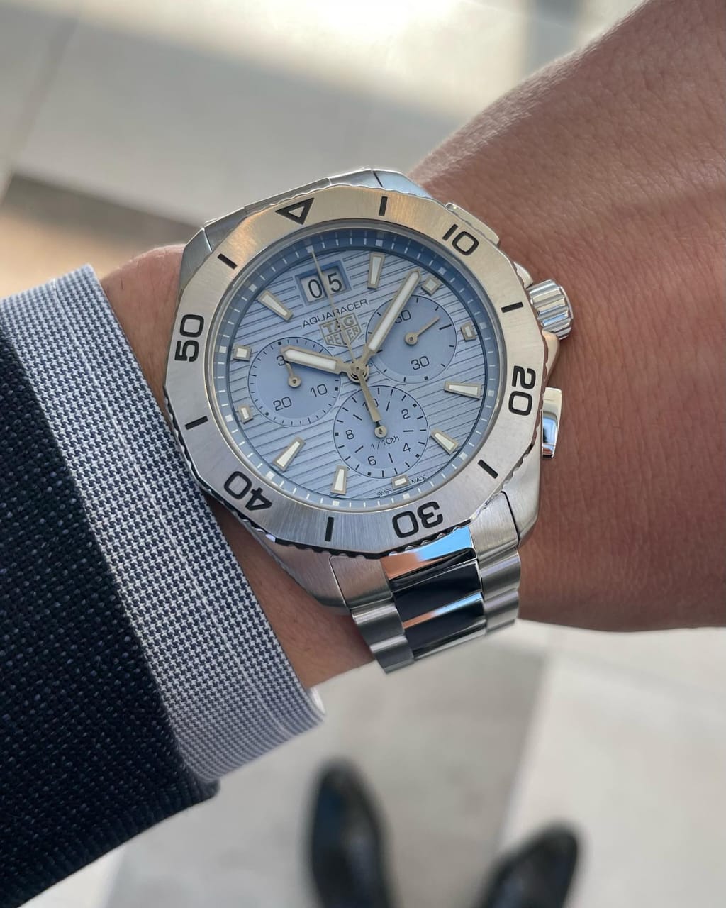 New Tag  Heuer AquaRacer professional 200 Chronograph