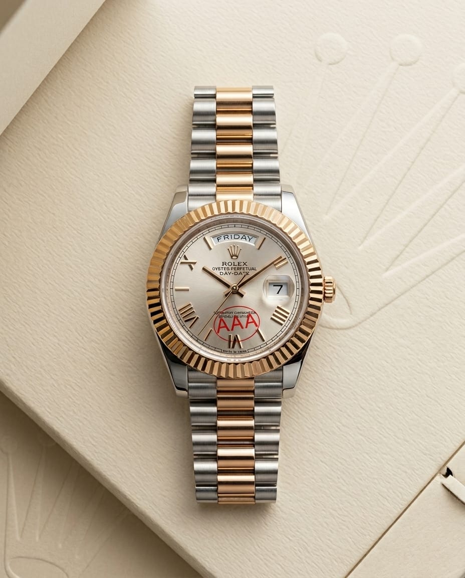 Rol.ex Oyster Perpetual Day Date Diamond 40 Battery