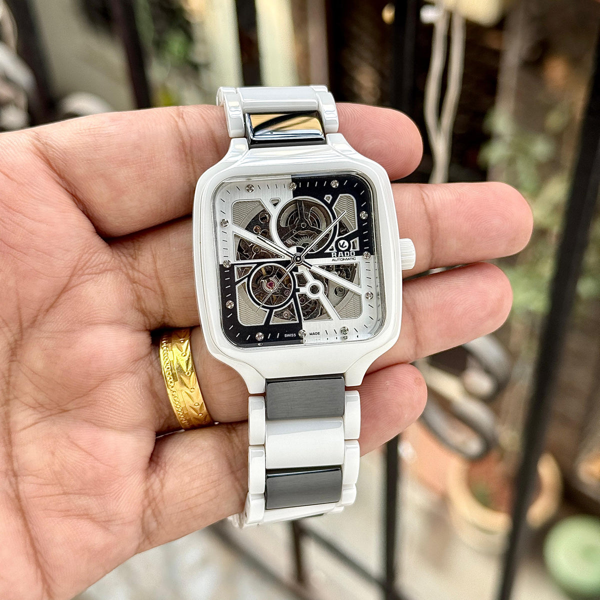 Ra.do True Square Automaticceramic Limited Edition Silver Niddle