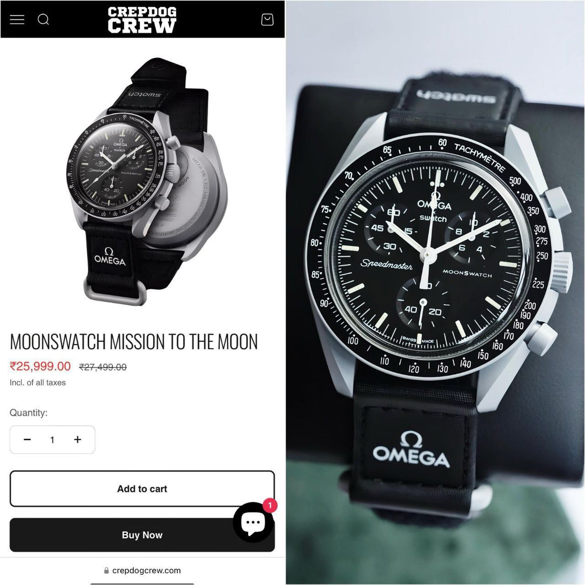 Om.ega Speedmaster Moonswatch