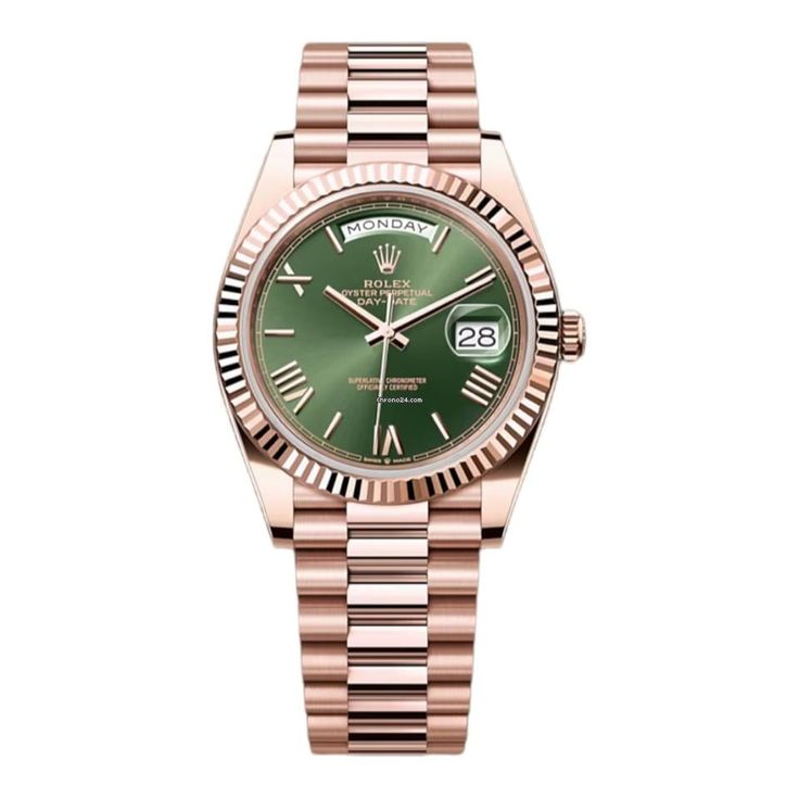 Rol.ex Oyster perpetual Day Date Automatic Copper-Green