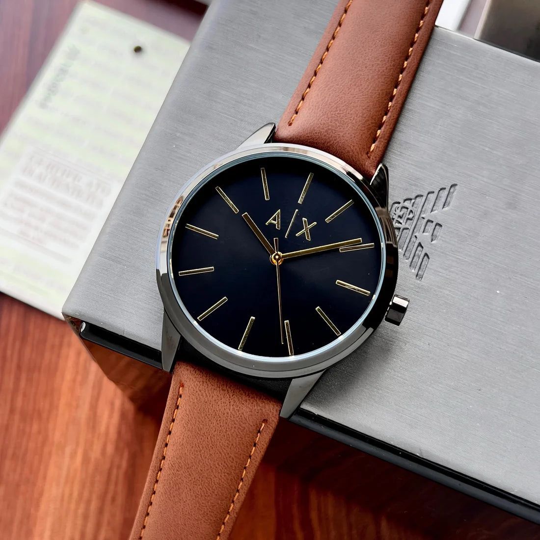 ARMANI_EXCHANGE BROWN AX2703