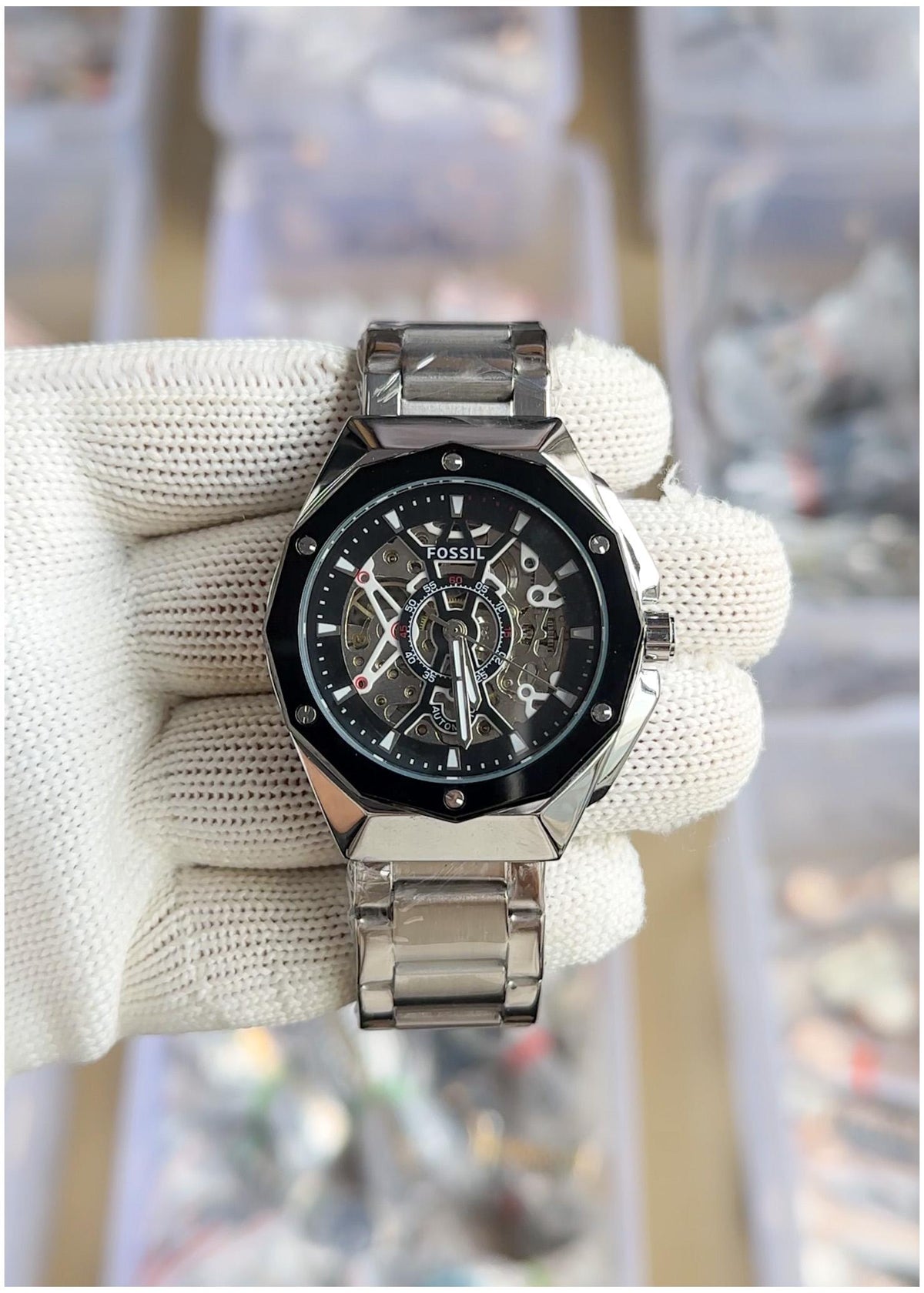 Fos.sil Evanstone Automatic Skeleton