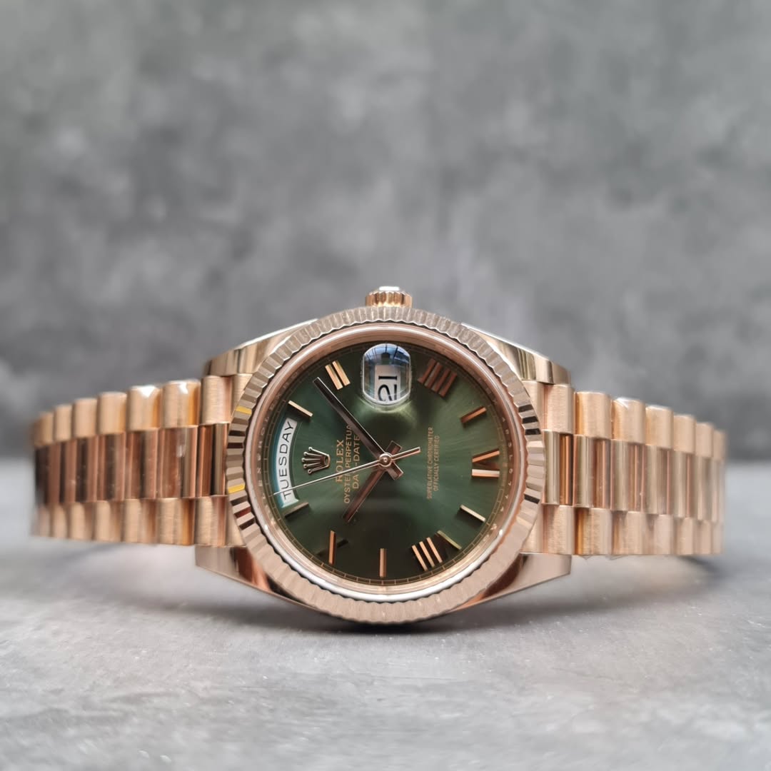 Rol.ex Oyster perpetual Day Date Automatic Copper-Green