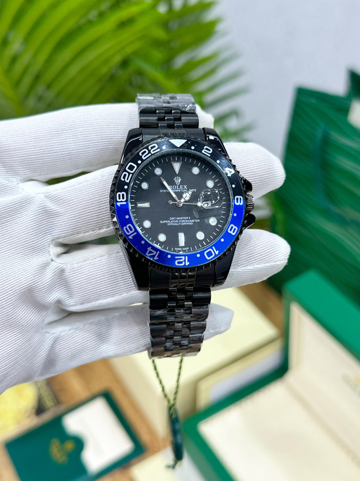 ALL NEW! ROL.EX GMT MASTER II BLACK