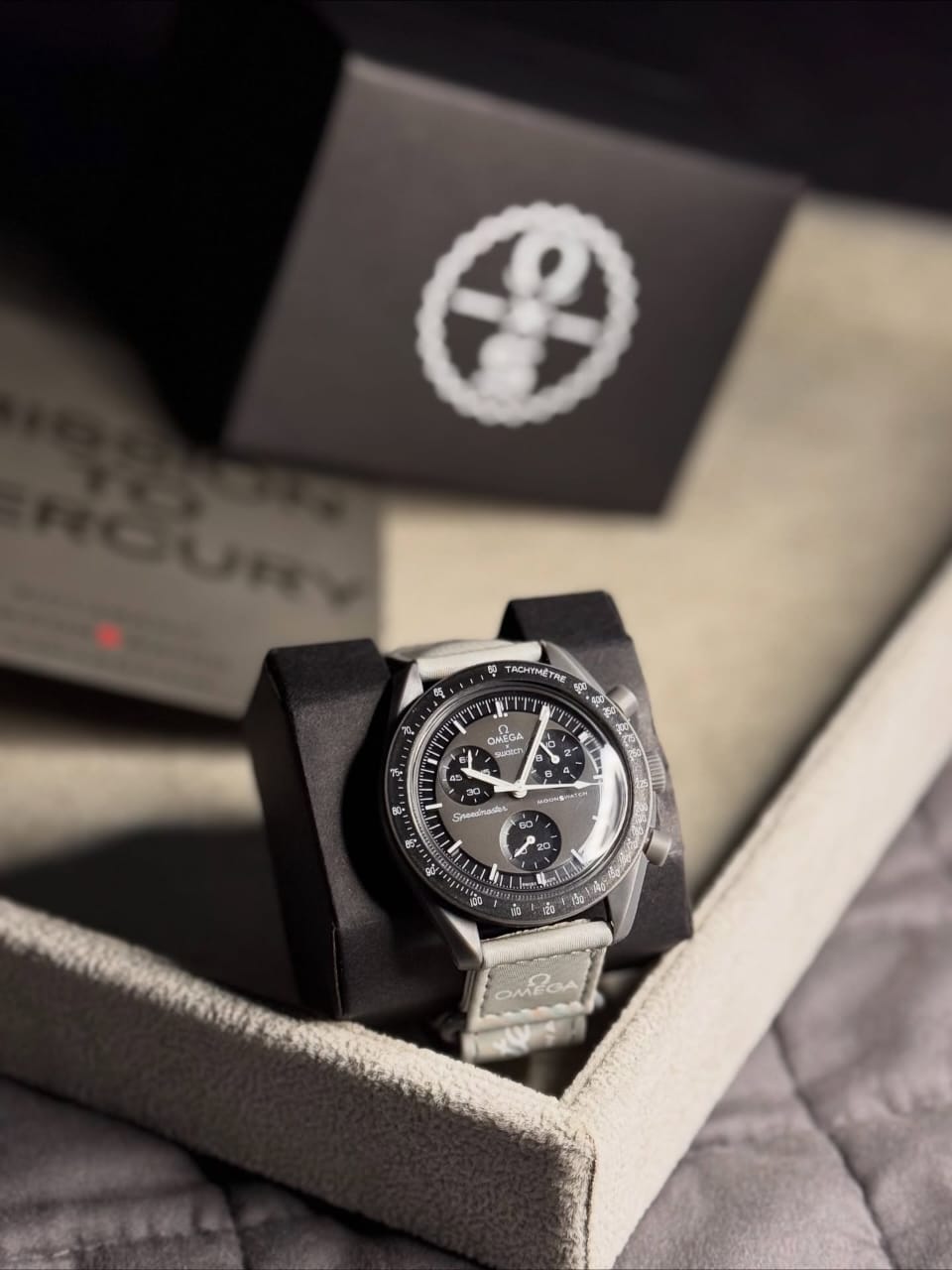 Om.ega x Swatch  Bioceramic Moonswatch Mission to Mercury