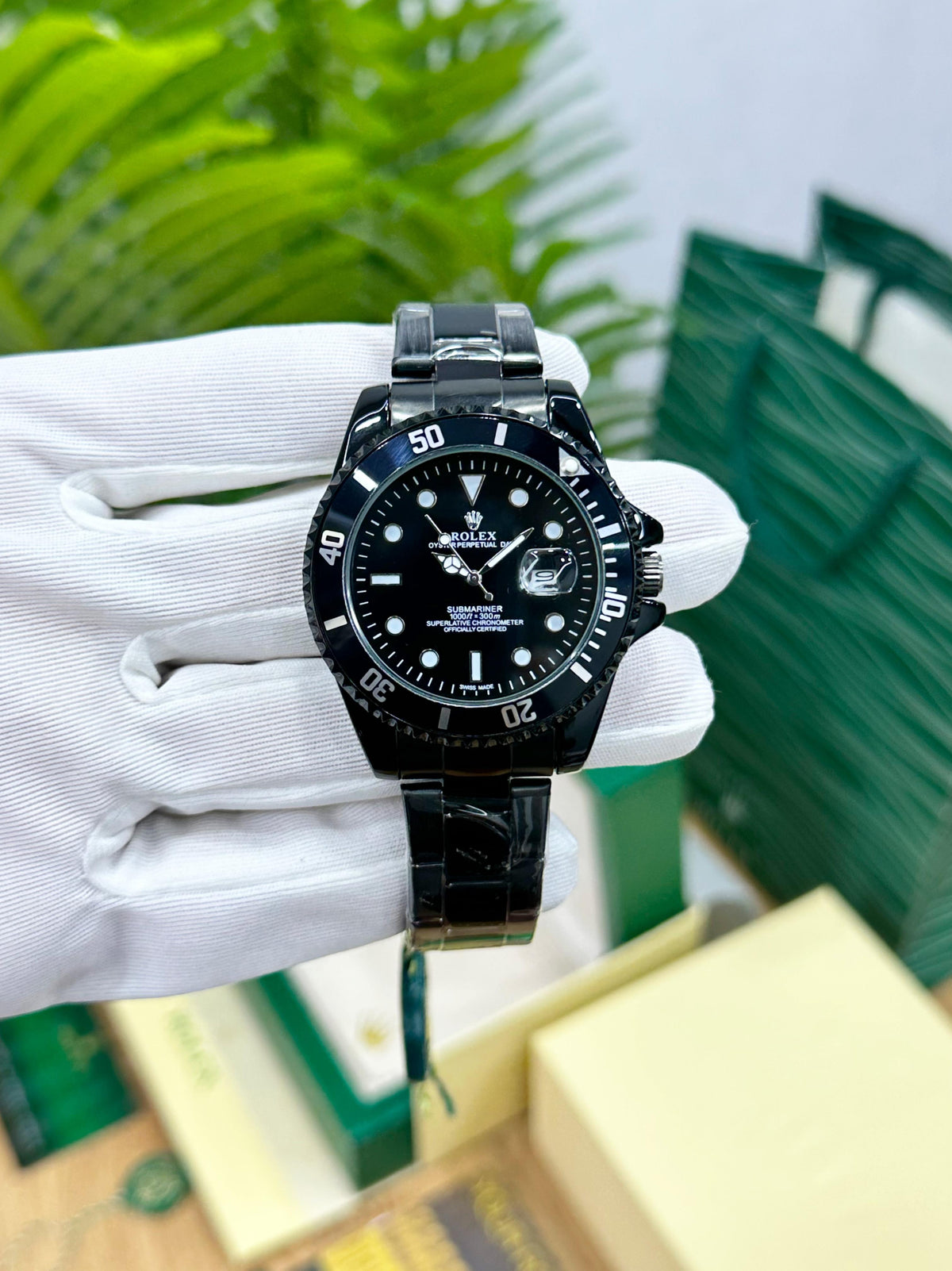ROL.EX SUBMARINER ALL BLACK