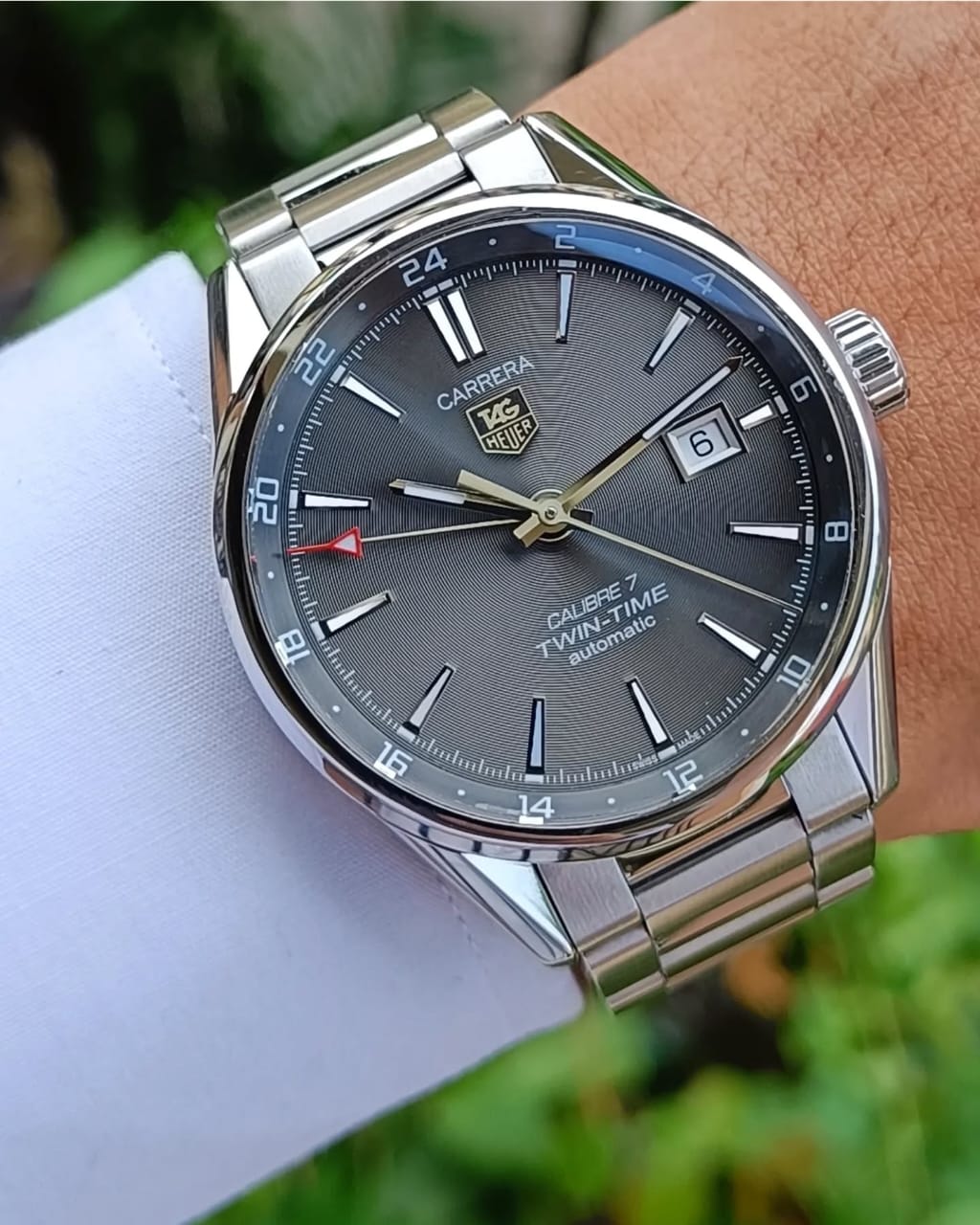 New Tag heuer carrera date twin - time