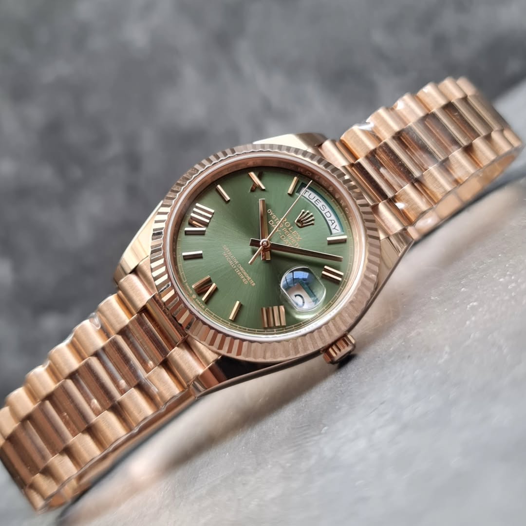 Rol.ex Oyster perpetual Day Date Automatic Copper-Green