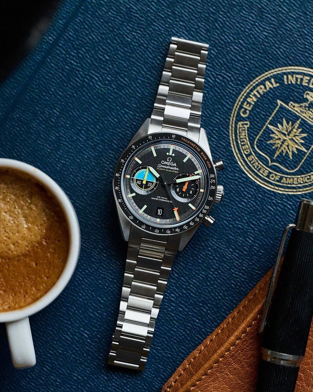 Om.ega Speedmaster Pilot Co-Axial Master Chronometer Chronograph