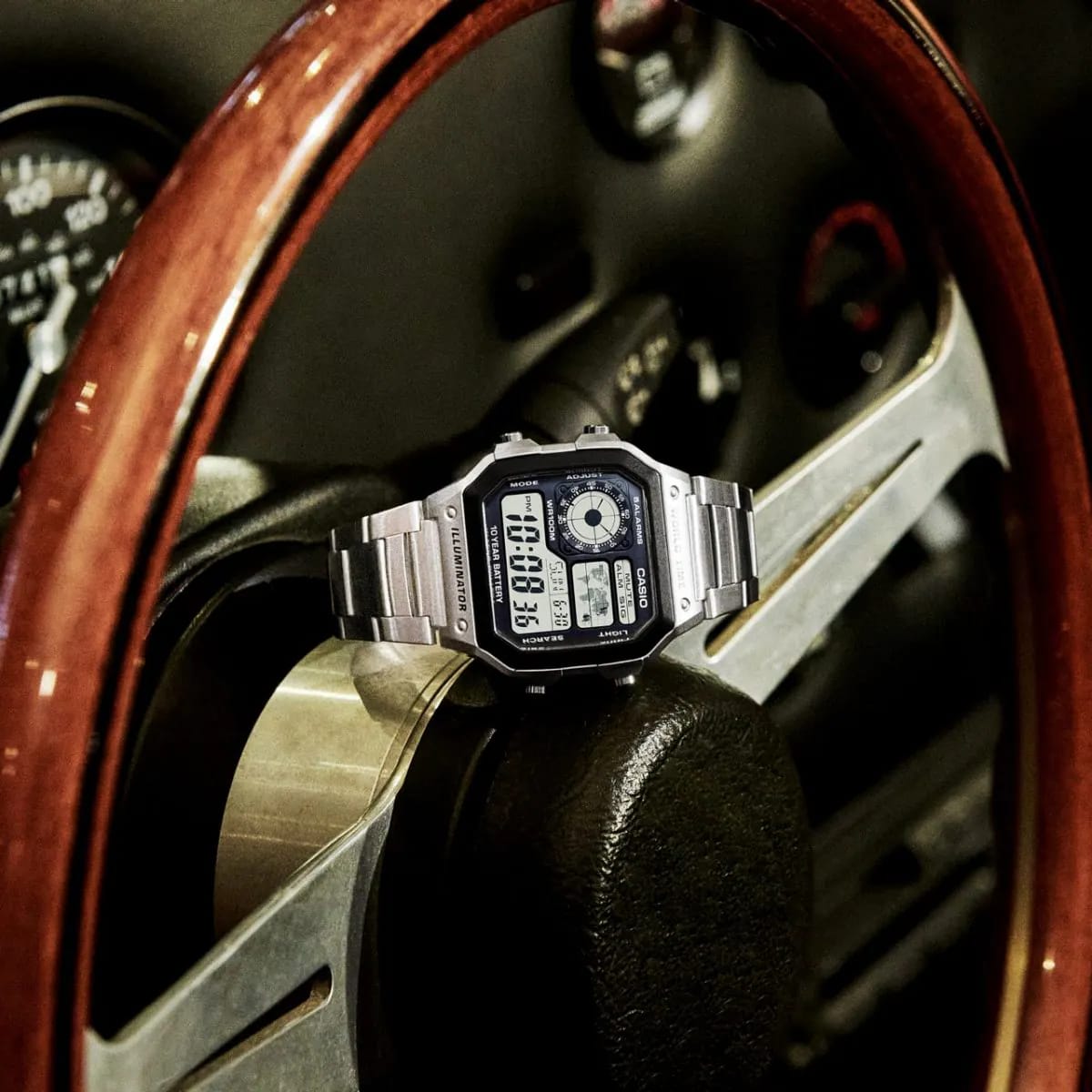 NEW CASIO ILLUMINATOR AE-1200 series ALL STEEL