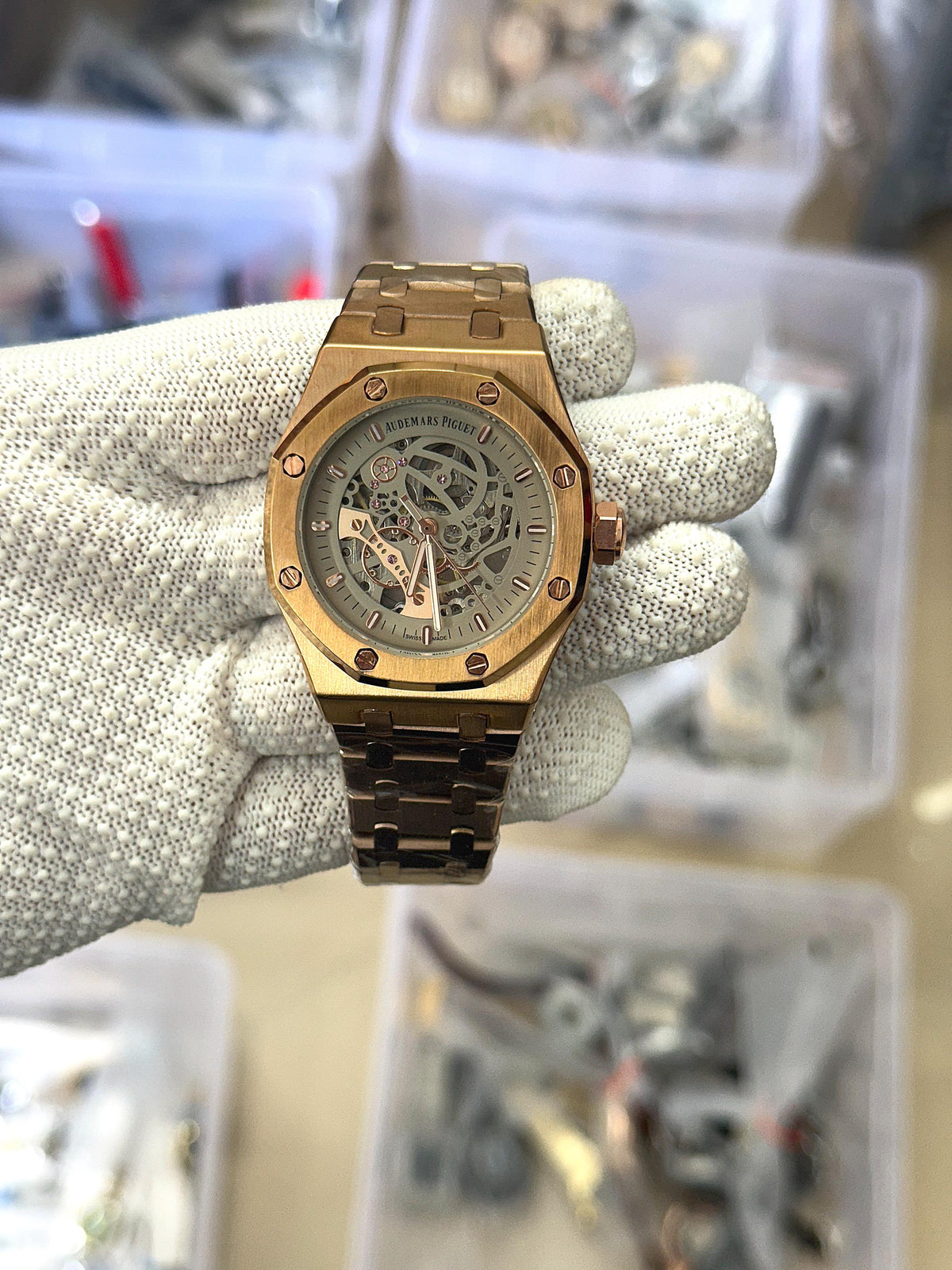 Aude.mars piguet Royal Oak Skeleton Automatic