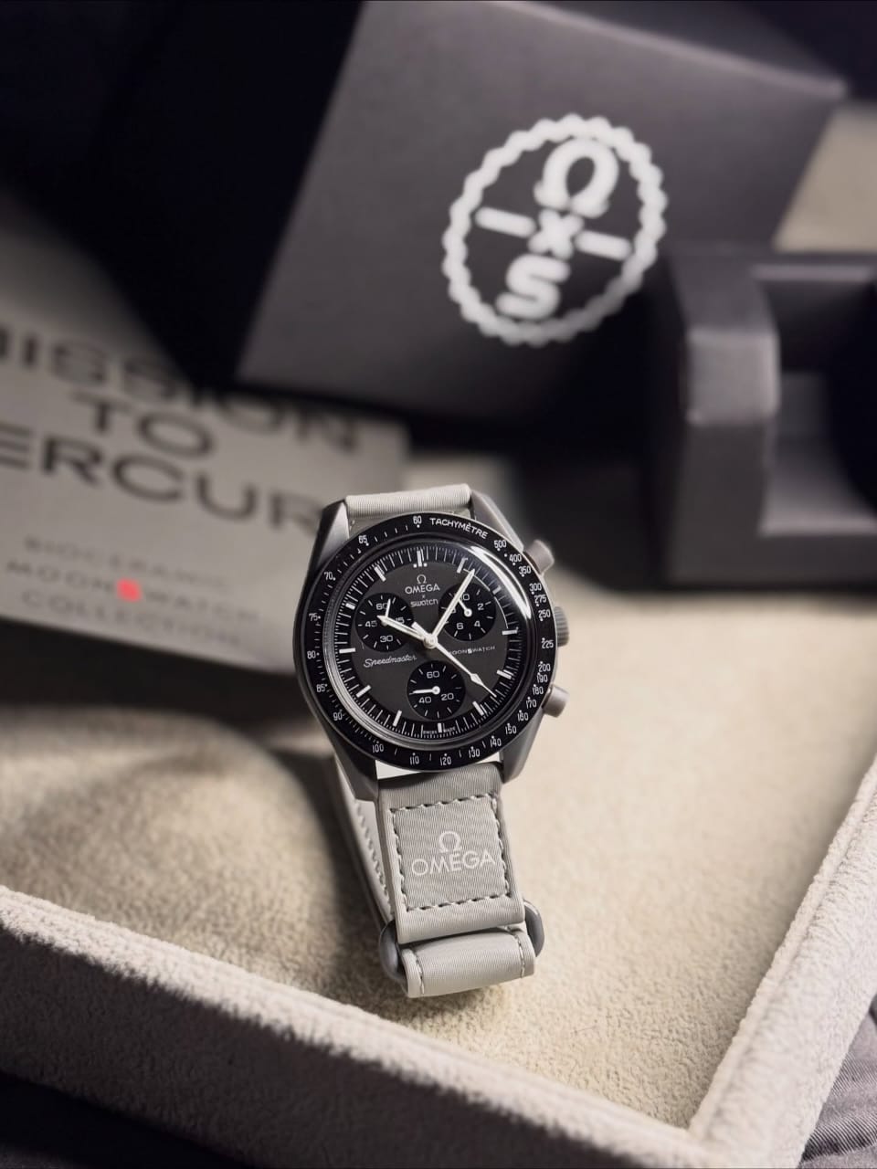 Om.ega x Swatch  Bioceramic Moonswatch Mission to Mercury