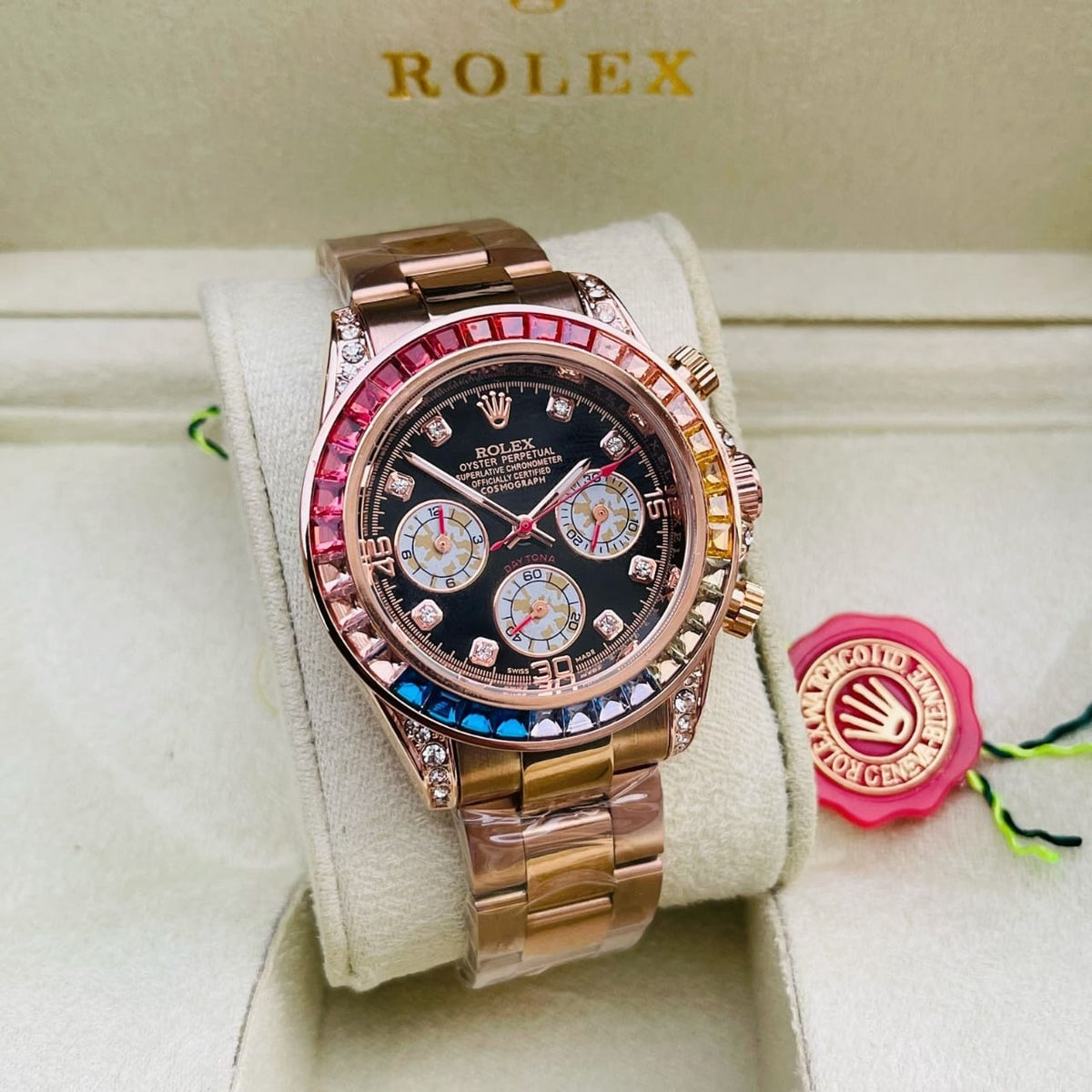 Rol.ex Oyster Perpetual Rainbow copper