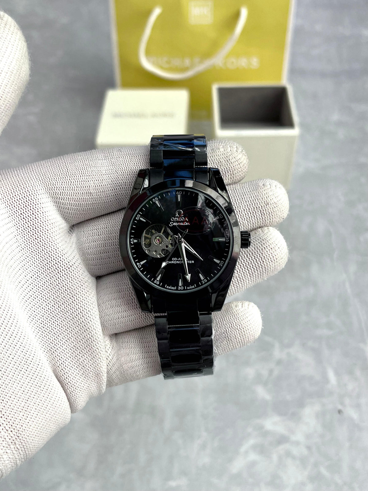 Om.ega Seamaster Open Heart