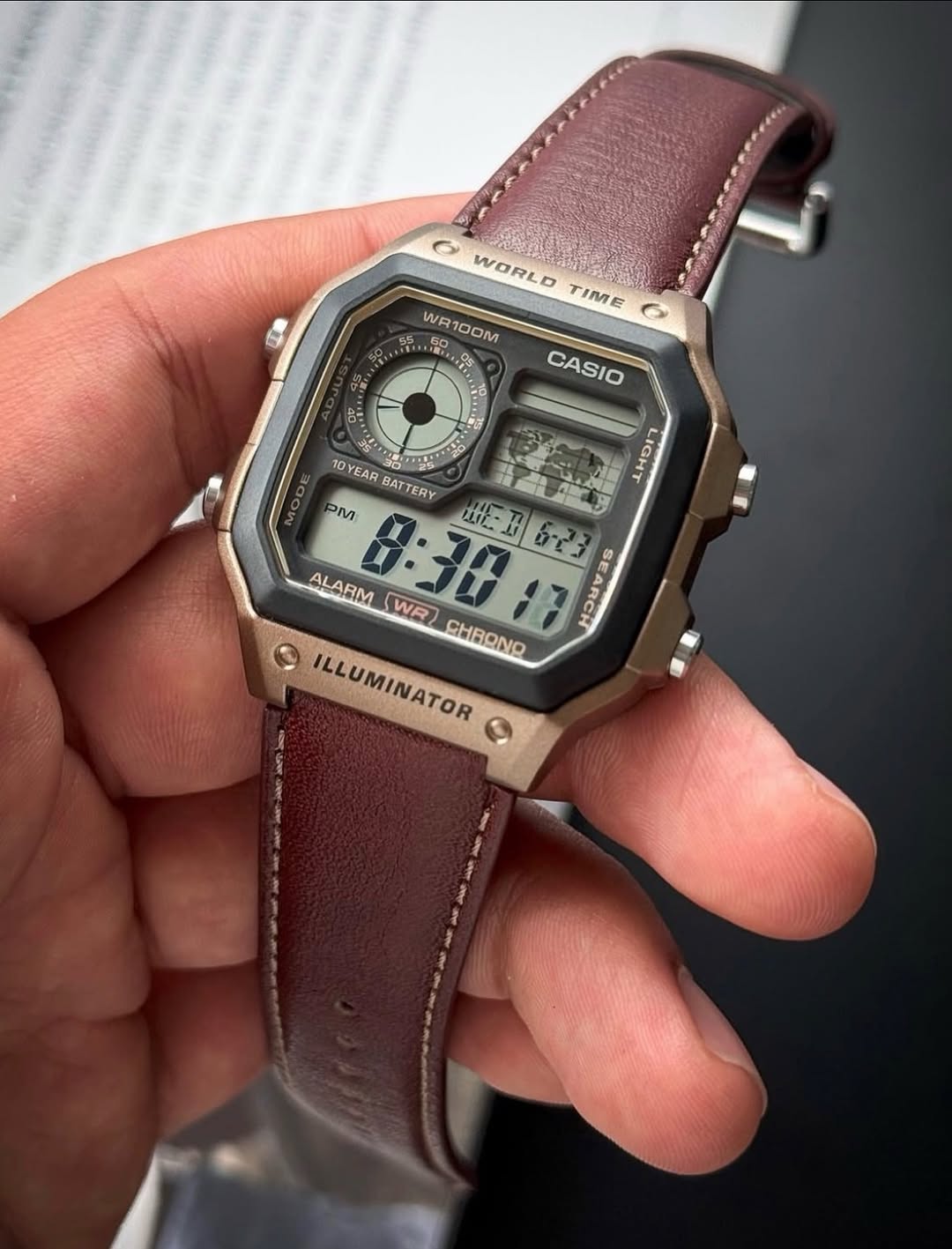 Ca.sio AE-1200 Illuminator Brown