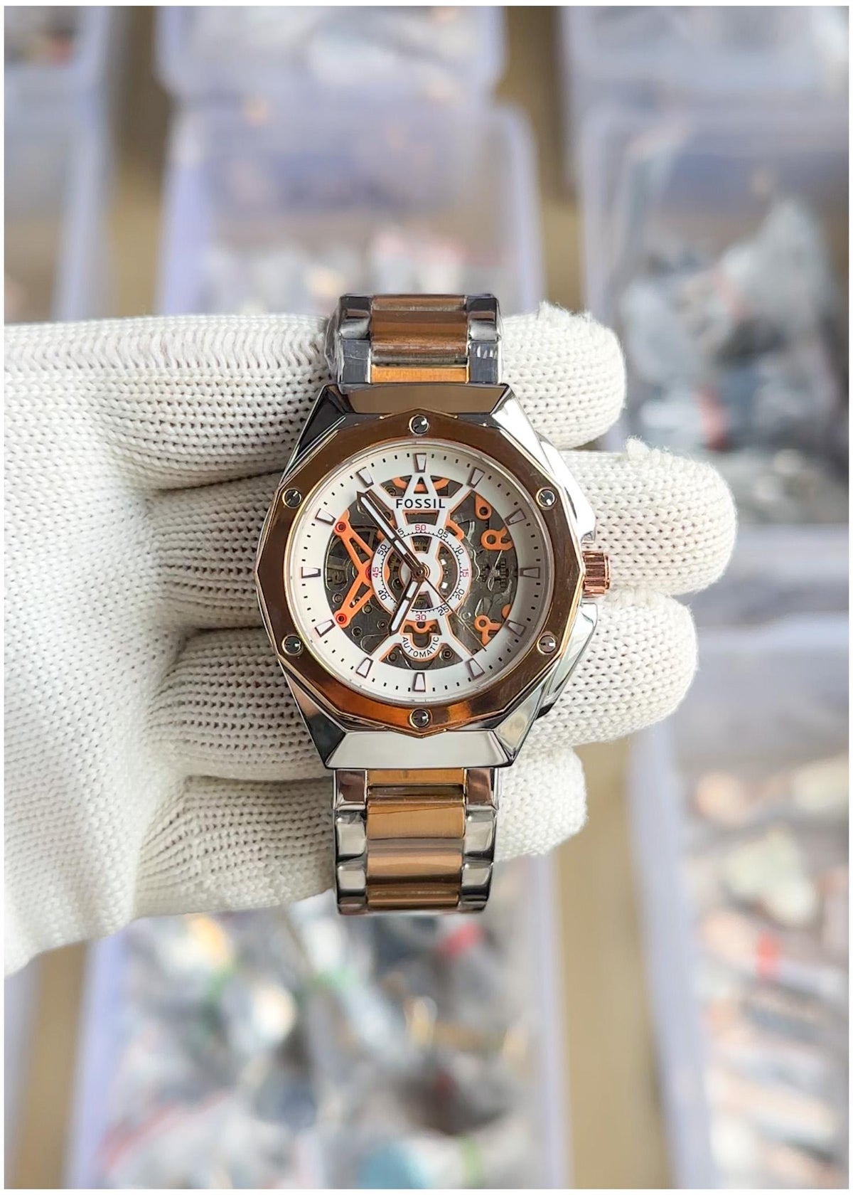 Fos.sil Evanstone Automatic Skeleton