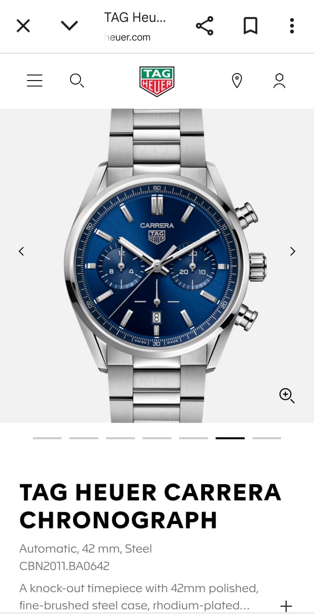 Tag_heuer Carrera 02 Chronograph